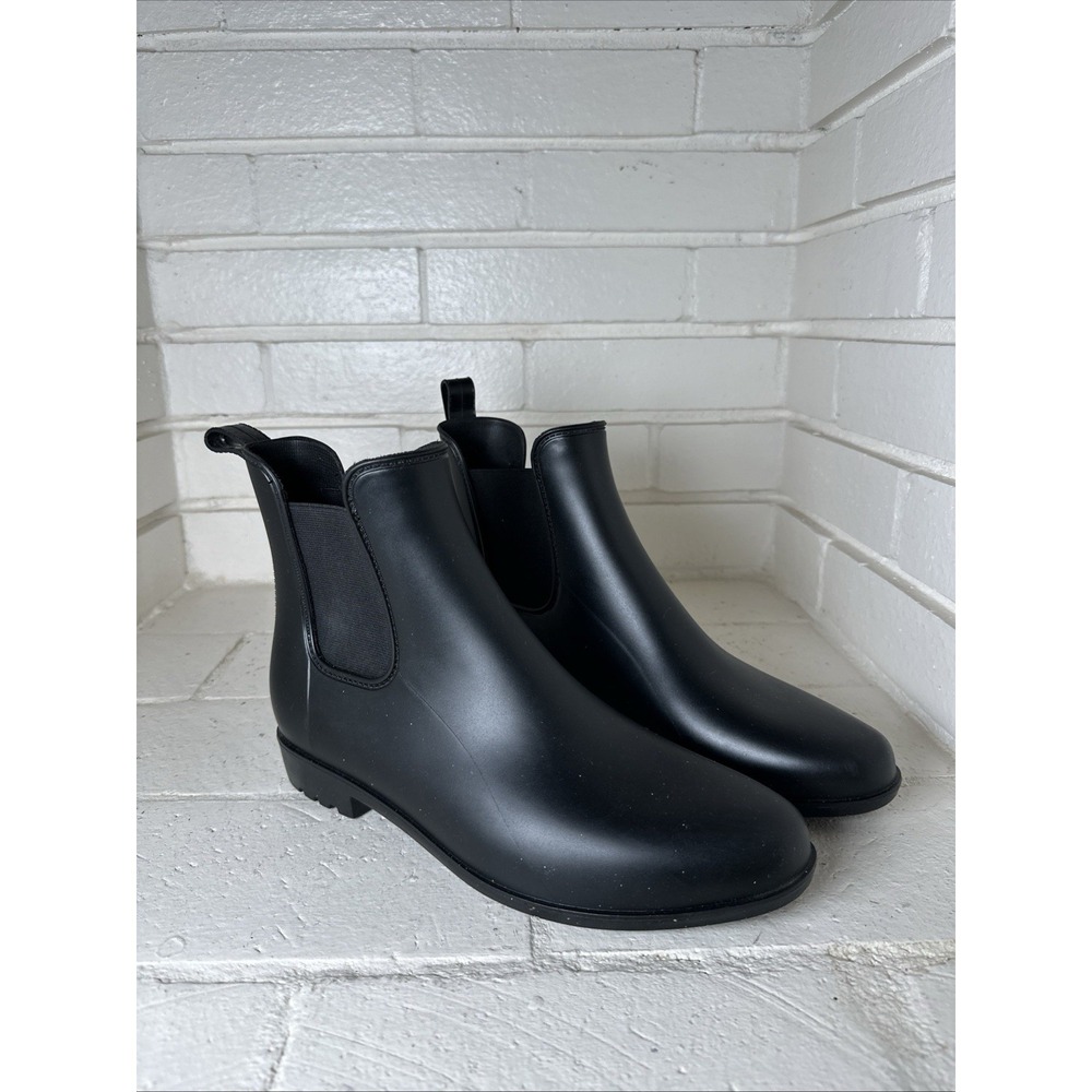 a New Day Size 11 Women's Chelsea Rain Boots, Black,